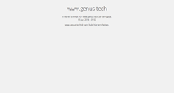 Desktop Screenshot of genus-tech.de